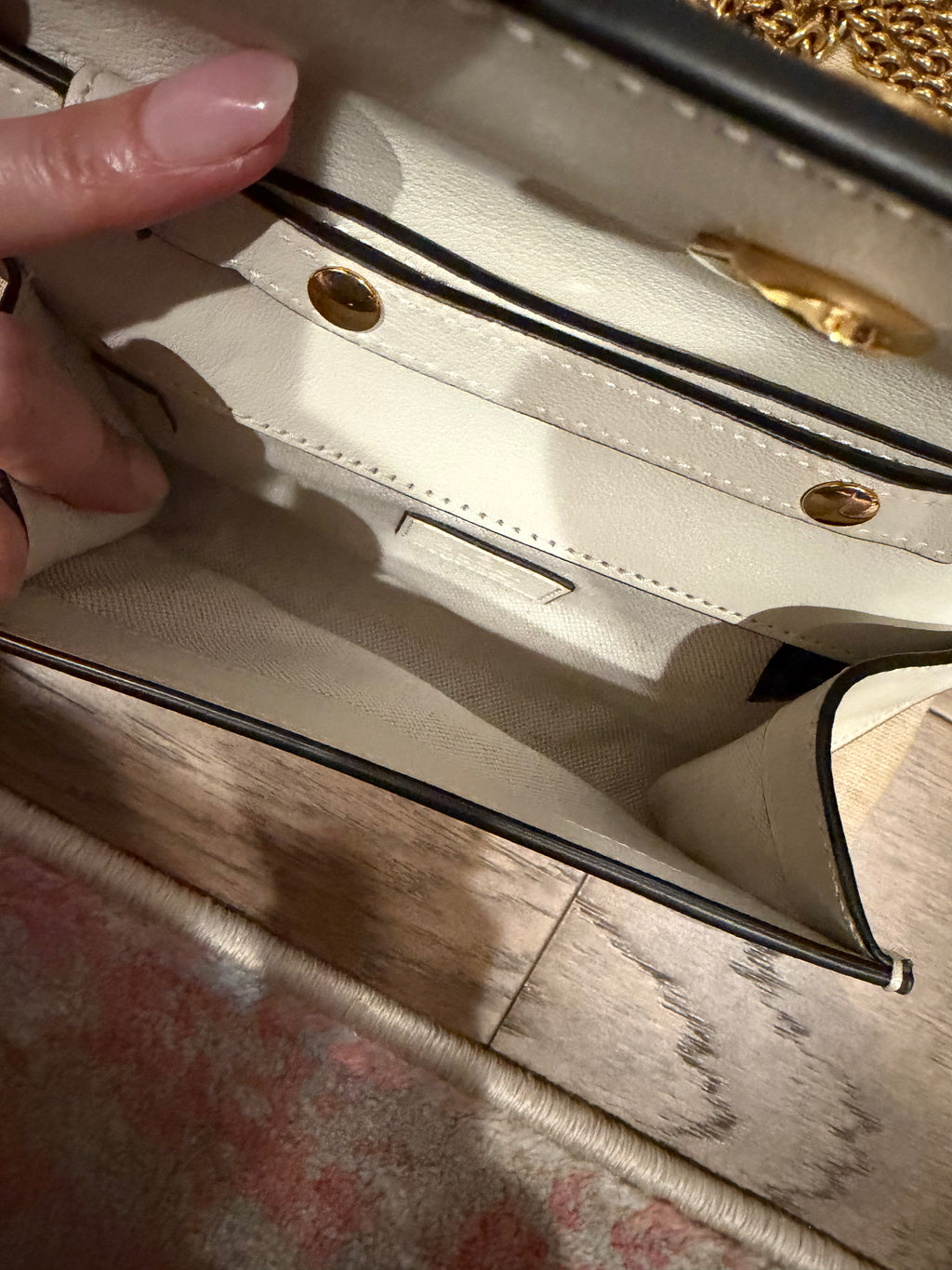 Gucci Diana Mini Cream Bag